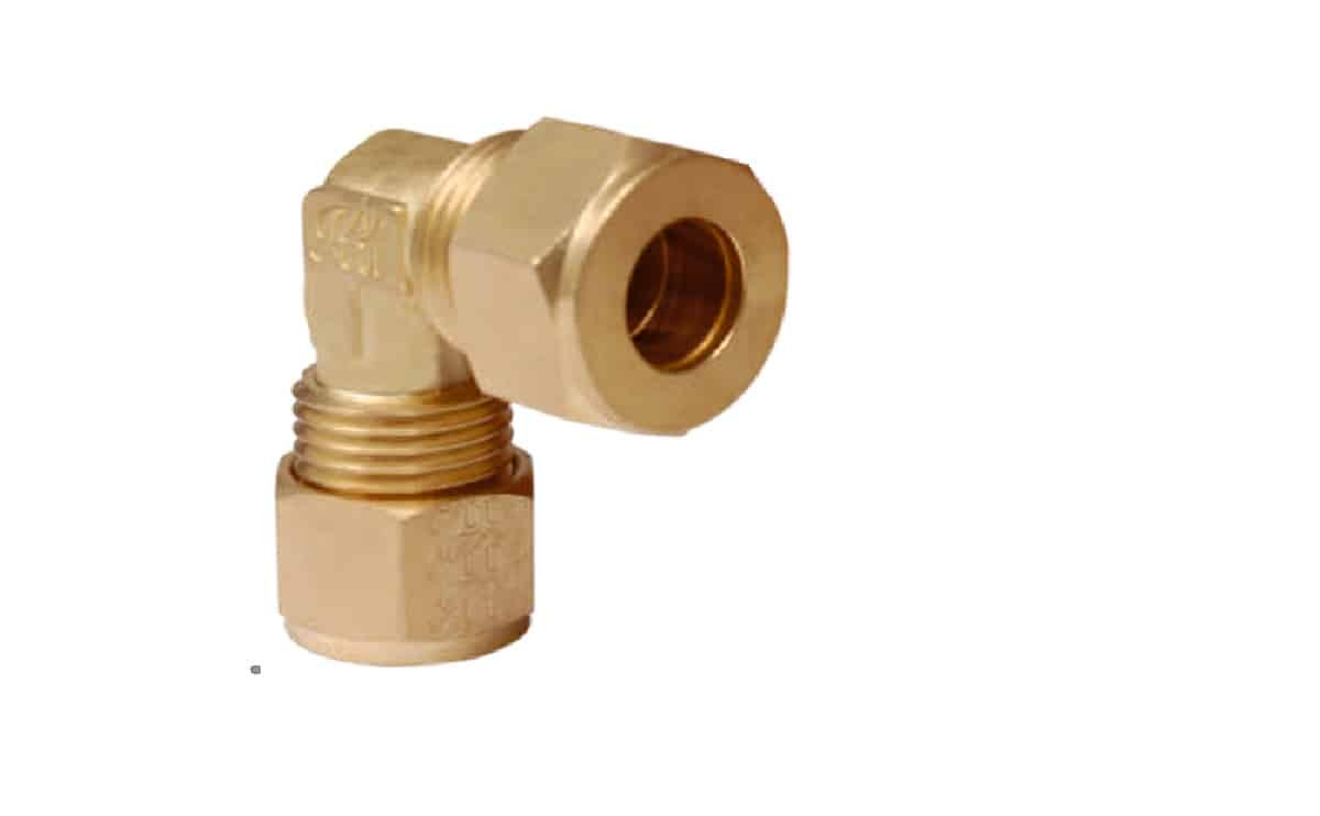 Compression pipe fittings Brass elbow MxF compression pipe fittings for plumbing